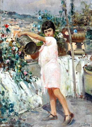 Girl on the Terrace