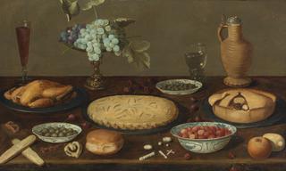Still Life with Meat Pies, a Roast Fowl