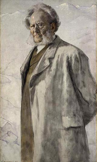 Portrait of  of Henrik Ibsen