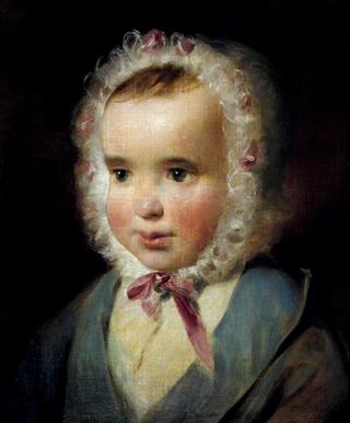 Portrait of Princess Sophia of Liechtenstein at the age of one and a half years