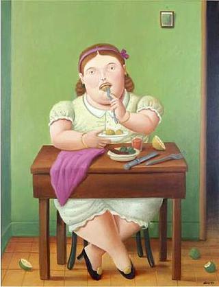 Woman Eating