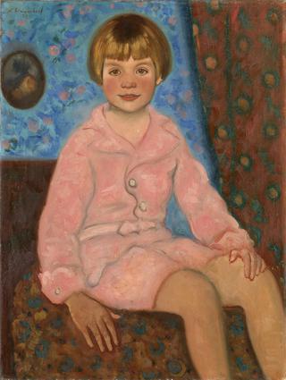 Portrait of a Child in Pink