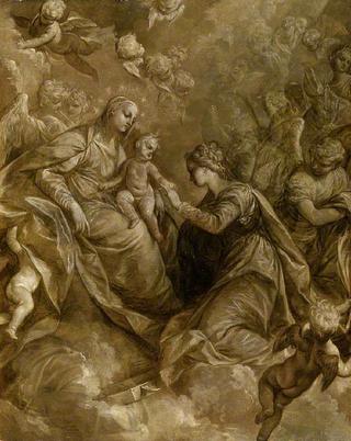 The Mystical Marriage of Saint Catherine of Alexandria