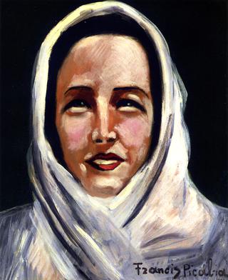 Woman's Head with Scarf