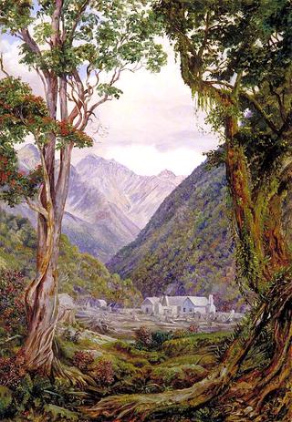 Entrance to the Otira Gorge, New Zealand