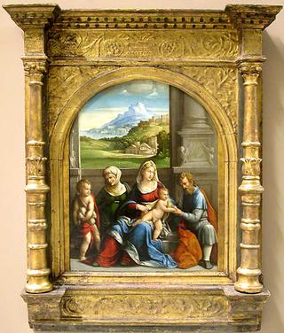 The Holy Family with Saint Elizabeth and Infant Saint John the Baptist
