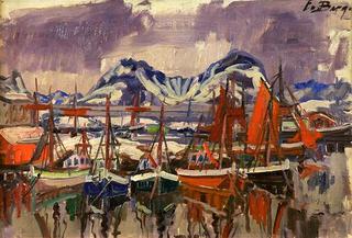 Fishing Boats in the Harbor