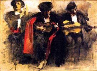 Study for Seated Musicians 'El Jaleo'