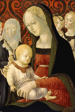 The Virgin and Child with Saint Catherine of Siena and Angels
