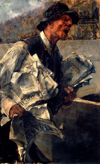 Newspaperman in Paris