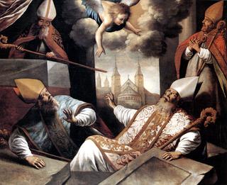 圣徒蒙鲁夫和贡多夫从坟墓中复活