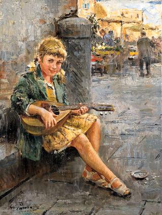 Girl with a Mandolin