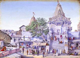 乌代普尔的贾加特-锡罗马尼神庙，詹儿！1879年