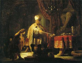 Daniel and King Cyrus Before the Idol Bel