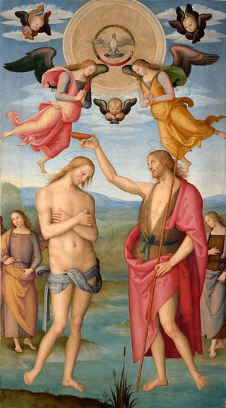 Baptism of Christ - Polyptych of Saint Augustine