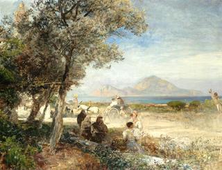 View of the Bay of Naples