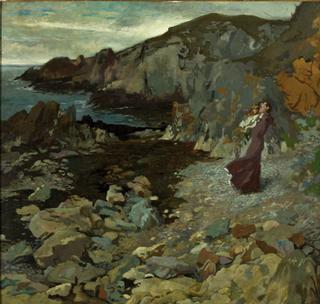 Rocky Coast Scene at Howth