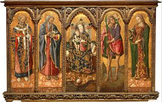Madonna and Child with Saints (polyptych)