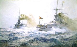 German Fleet Manoeuvres on the High Seas