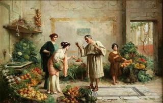 At the Fruit Sellers