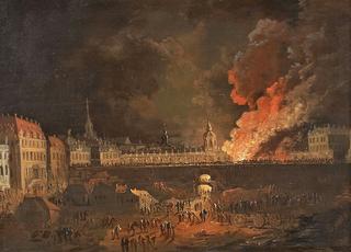 Fire in Dresden