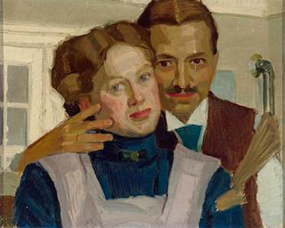 Self-Portrait with His Wife