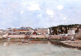 Trouville, the Market Place and the Ferry