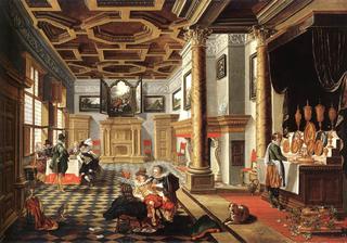 文艺复兴时期的室内宴会