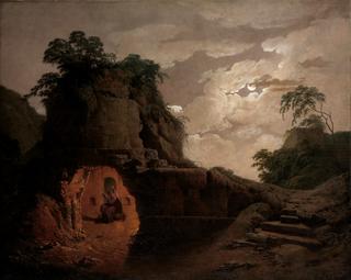 Virgil's Tomb by Moonlight with Silius Italicus Declaiming