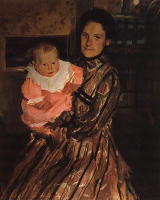 Portrait of the Artist's Wife and Son