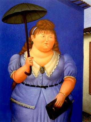 Woman with Umbrella