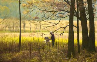 Dan at the Easel