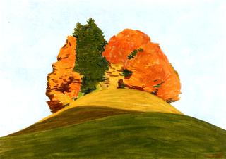Hill in Autumn (first version)