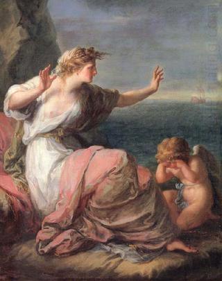 Ariadne left on the island of Naxos