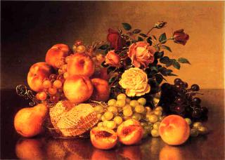 Still Life with Peaches