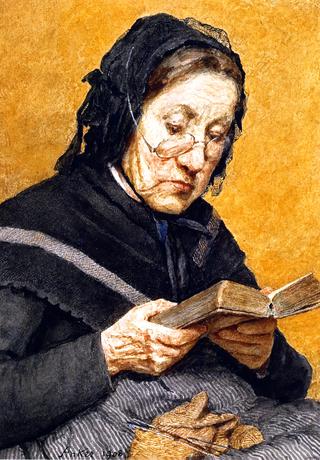 A Peasant Woman Reading