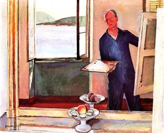 Self-Portrait at the Easel