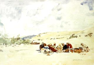 Bedouin Camp in Wadi Garandel (Beduinenlager im Wady Garandel)