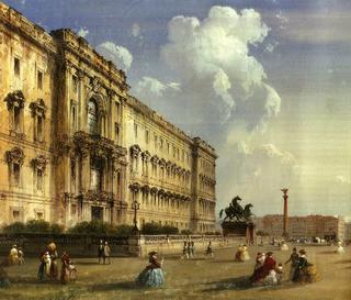 A View of the Royal Palace (Detail)