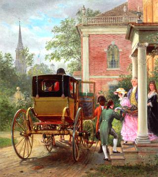 Going Out to Ride: New York, about 1796