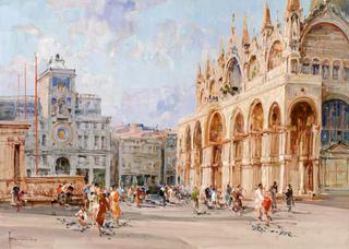 Venetian View with Piazza San Marco