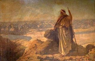 Moses on Mount Nebo