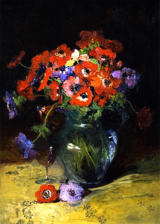 A Pot of Poppies