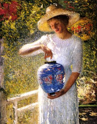 Girl with Lantern