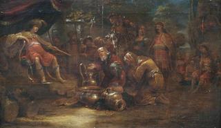 King Solomon Receives the Queen of Saba