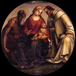 Virgin and Child with Saints Jerome and Bernard of Clairvaux