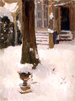 The Artist's Garden at the Koninginnegracht in Winter, The Hague