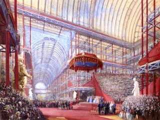 The Opening of the Crystal Palace, Sydenham, by Queen Victoria on 10th June 1854