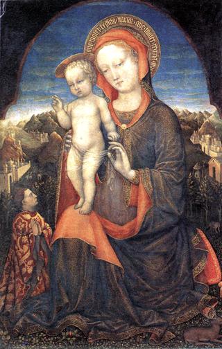圣母子被莱昂内洛·德·埃斯特崇拜