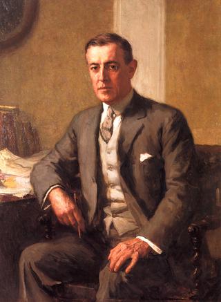 Portrait of President Woodrow Wilson